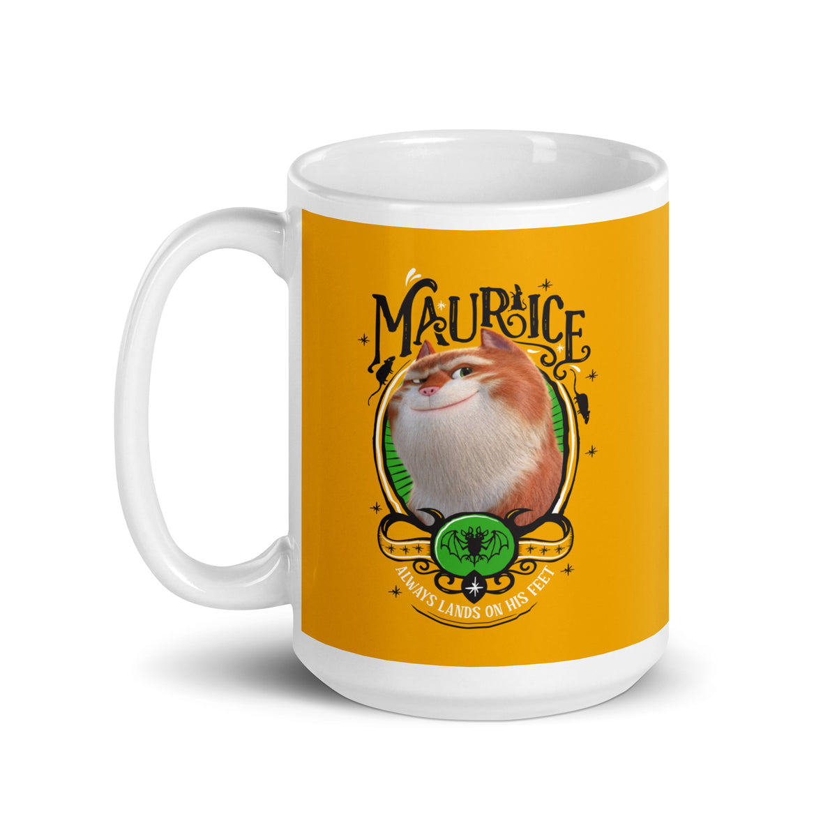 Maurice Always Lands On His Feet Glossy Mug