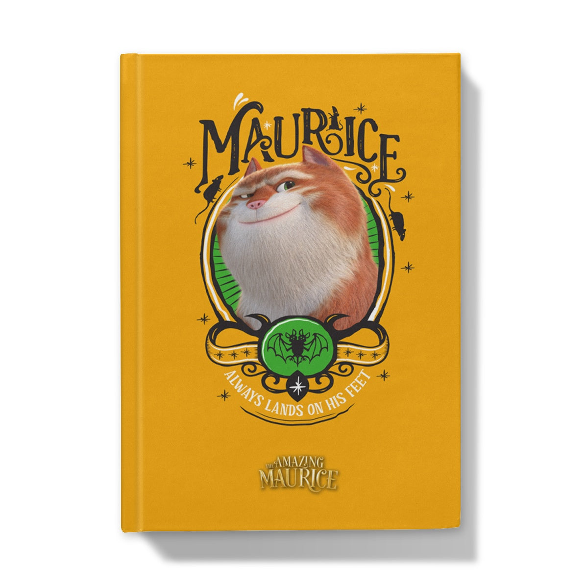 Maurice Yellow Hardback Notebook